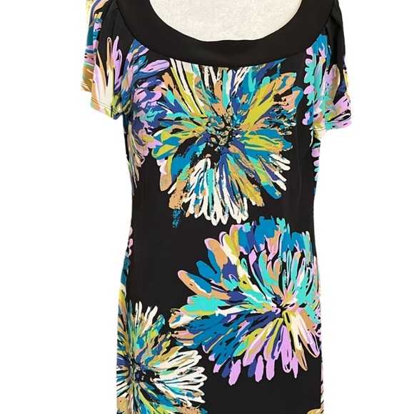 Tiana B. Tropical Print A-line Sheath Dress Size S - Picture 7 of 10